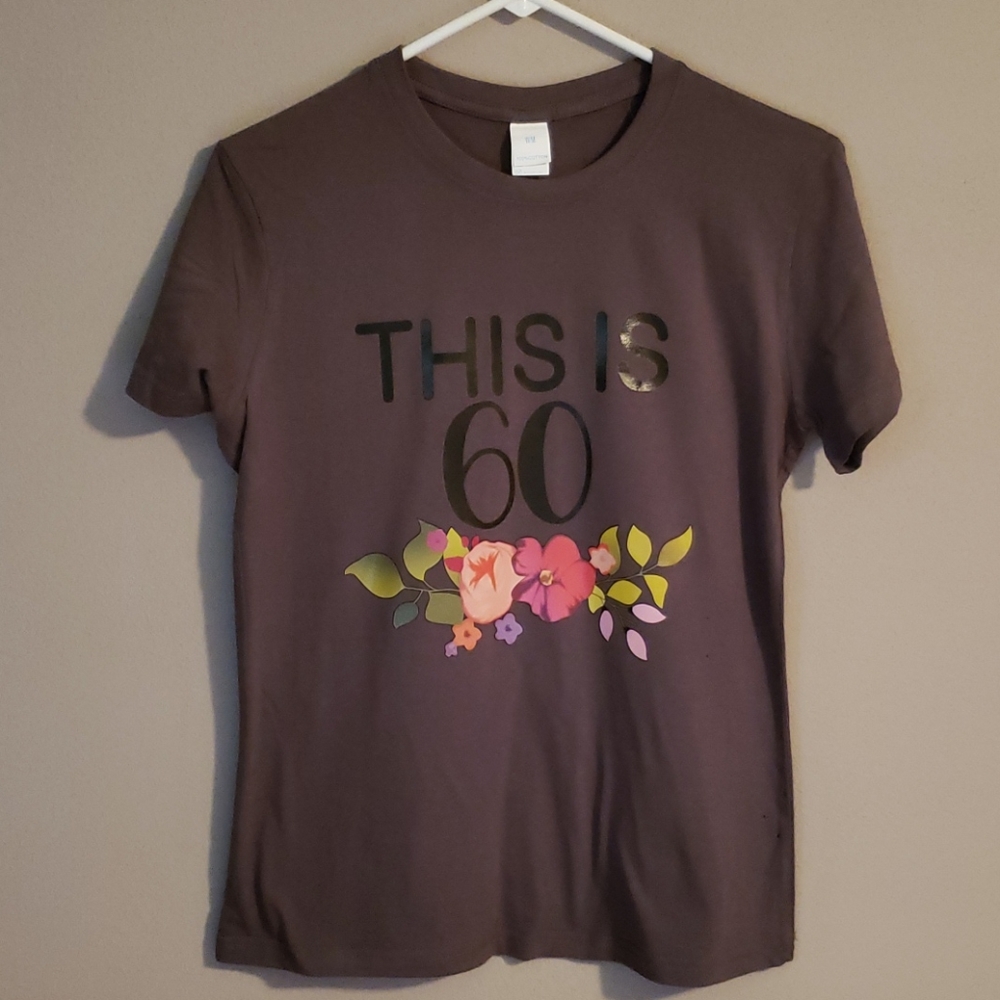 "This is 60" new tee, never worn - Picture 2 of 3